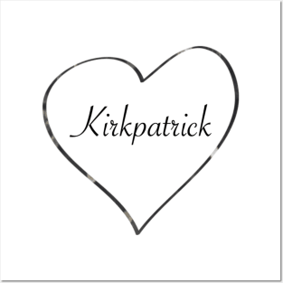 Heart Kirkpatrick (Black) Posters and Art